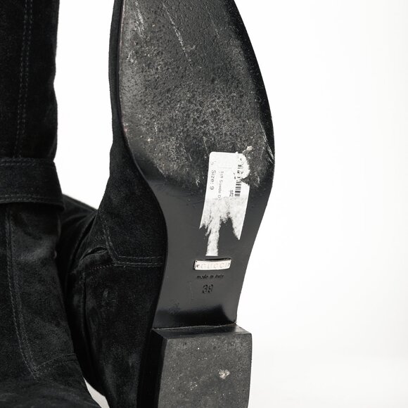 Gucci Dionysus Nero Suede Over-The-Knee Boots - Picture 6 of 13